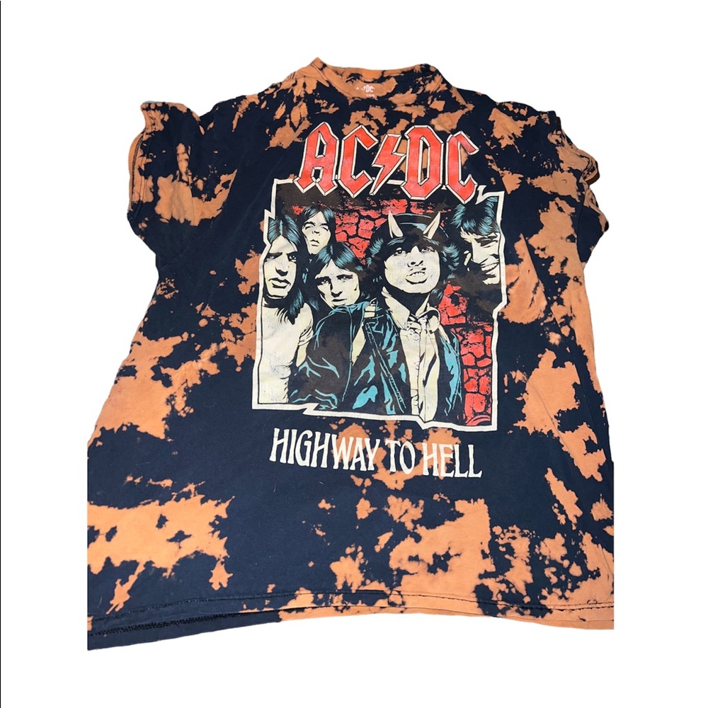 AC/DC | 🎸 Highway to Hell Bleached Tee